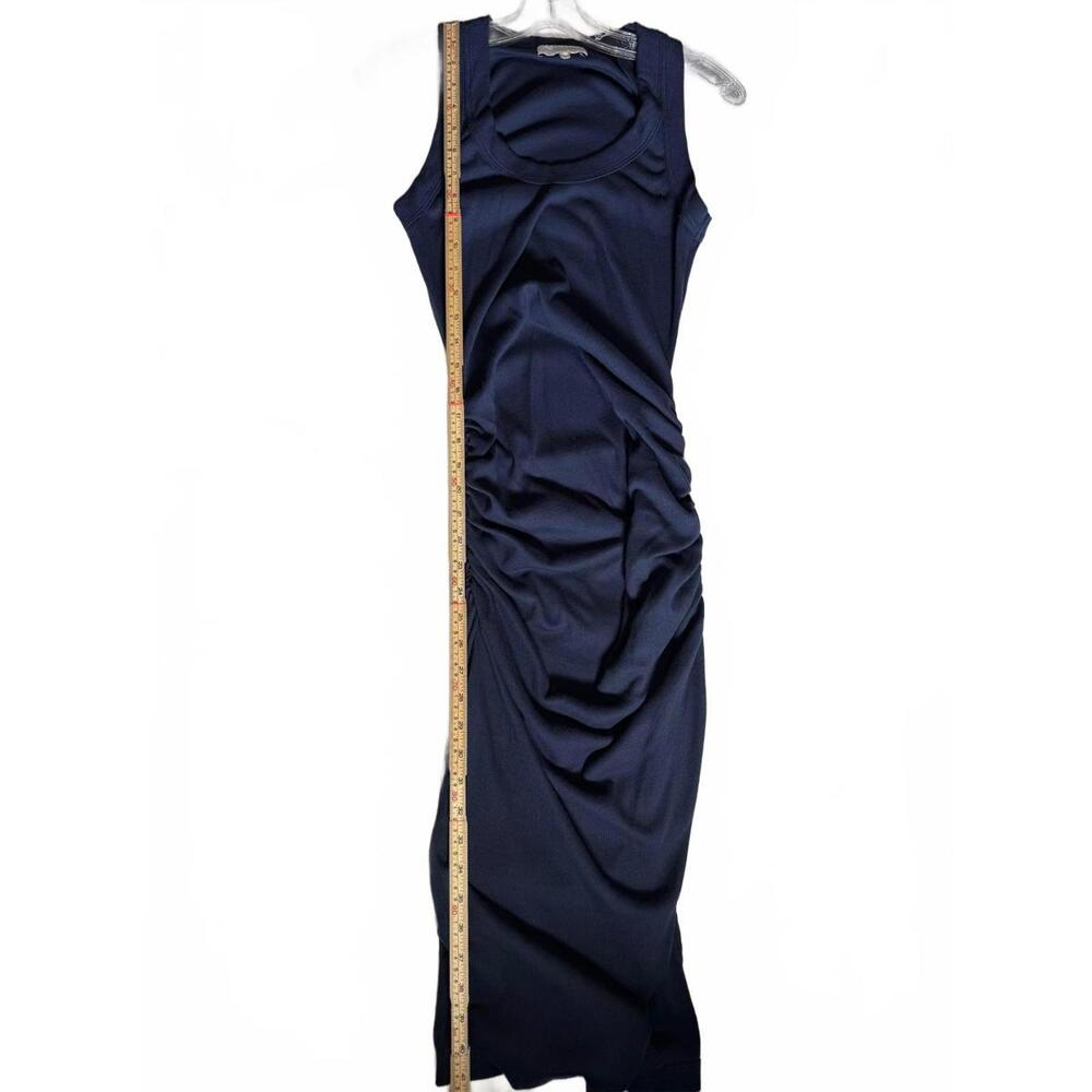Michael Stars Blue Sleeveless Ribbed Mid Dress Size Medium Maternity